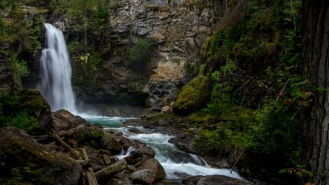 Sutherland Fall near Revelstoke, BC