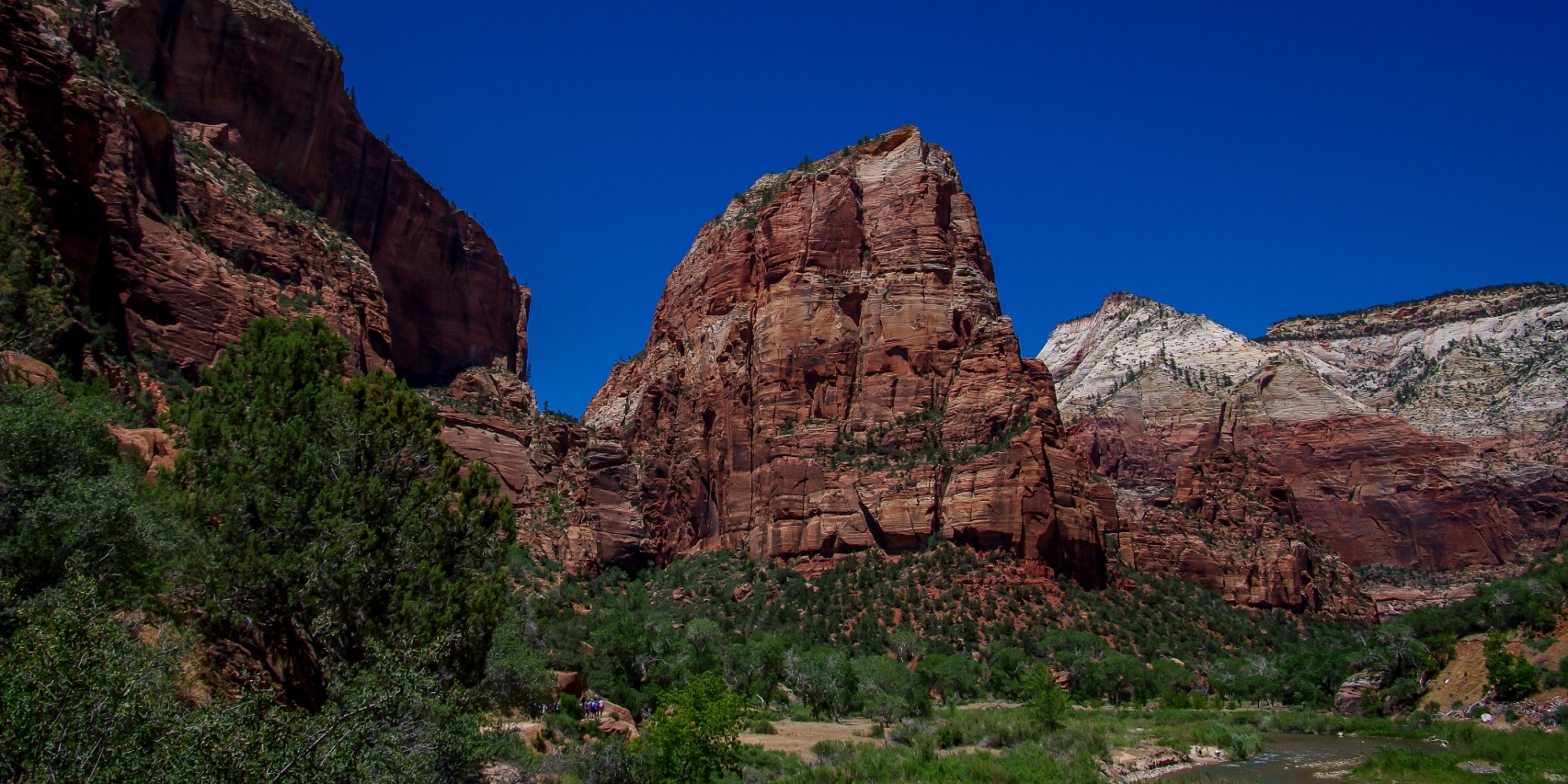 On The Trailhead To Angels Landing, Zion National Park, UT
