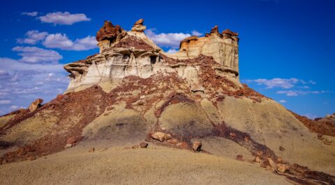 First Beautiful Formation I Found Near South Parking In Bisti Wilderness, New Mexico