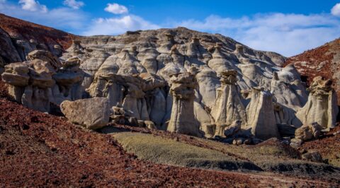 First Hoodoos I Found In Bisti Wilderness, New Mexico