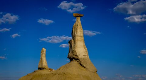First Hoodoos I Found On My Way to Three Wings In, Bisti Wilderness, New Mexico