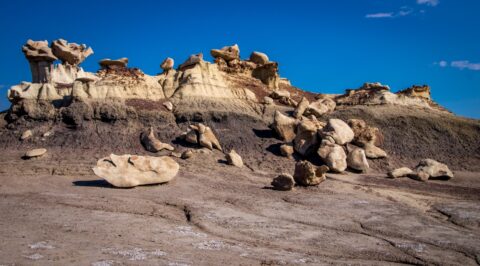 Rocks In Bisti Wilderness, New Mexico