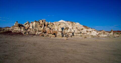 The Other Side Of Rock Garden In Bisti Wilderness, New Mexico
