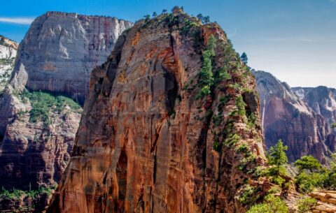 Angels Landing In Zion National Park, UT