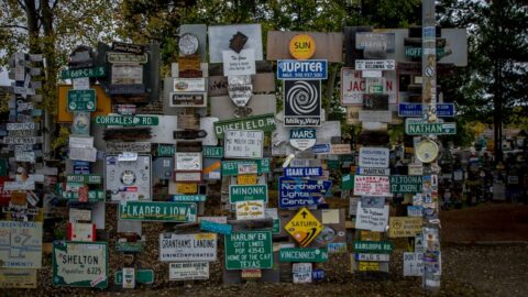 Some Funny Signs Near The Entrance To Sign Post Forest, Watson Lake, YT