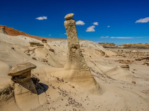 Alien Woman Hoodoo In Bisti Wilderness, NM