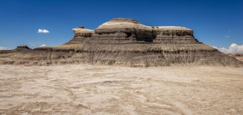 Cream Land In Bisti Wilderness, NM
