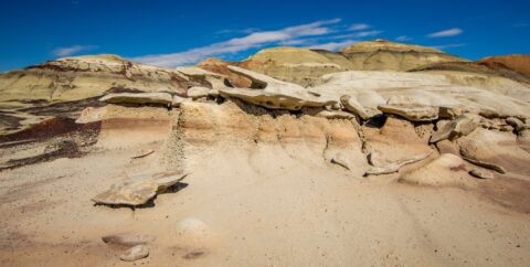 Crocodile Rock Catching Hill In Bisti Wilderness, NM