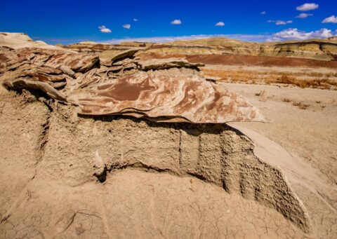 Fantastic Flattop In Bisti Wilderness, NM