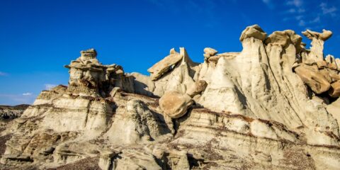 Hoodoos Losing Their Heads in Bisti Wilderness, NM