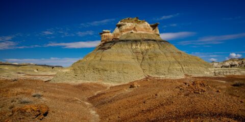 Looks Like Fortress On The Hill In Bisti Wilderness, NM