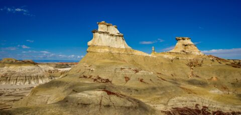 Scenic Area Around Eagle Nest In Bisti Wilderness, NM
