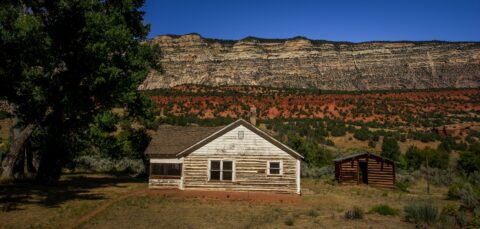 There Was Rial Chew Ranch Along Echo Park Road In Dinosaur National Monument, Canyon Section, CO
