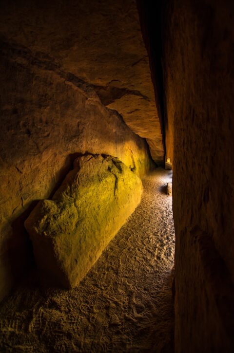 Whispering Cave In Echo Park In Dinosaur National Monument, Canyon Section, CO