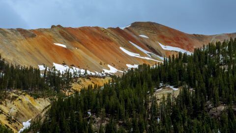 Another Look At Red Mountain From Million Dollar Highway, CO