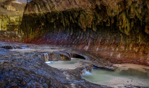 Cascades In The Subway, Zion National Park, UT