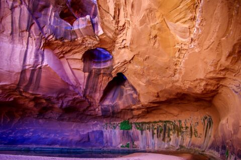 Golden Cathedral Looks Psychedelic Under Certain Light, Grand Staircase Escalante National Monument, UT