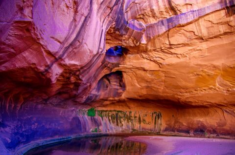 Magic Hour @ Golden Cathedral, Neon Canyon, Grand Staircase Escalante National Monument, UT