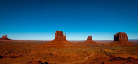 Monument Valley At Sunset, AZ