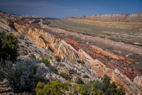 Look At Waterpocket Fold from Strike Valley Overlook, Capitol Reef National Park, UT