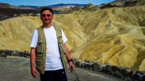 rrasha On Zabriskie Point, Death Valley National Park, CA