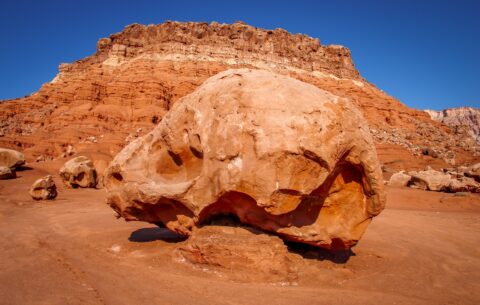 Along Hwy 89A, Scull Rock In Varmilion Cliffs National Monument, AZ
