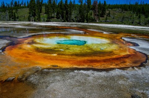 Chromatic Pool, Yellowstone National Park, WY