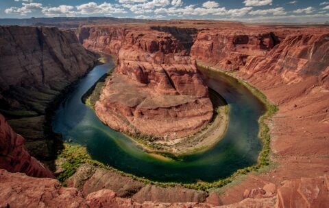 Horseshoe Bend Of The Colorado River Near Page, AZ