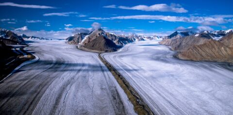 Kaskawulsh Glacier In Kluane National Park, YT