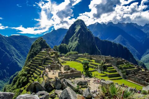 Spectacular Machu Picchu, Archeological Site, Peru