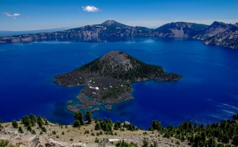 Wizard Island, Crater Lake National Park, OR
