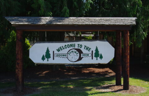 At The Entrance To Mt. Baker Rhythm & Blues Festival, WA