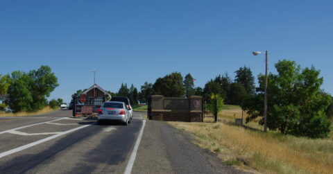 Entrance To Little Bighorn Battlefield National Monument, MT