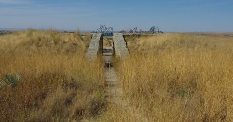 Entrance to Indian Memorial @ Little Bighorn Battlefield National Monument, MT