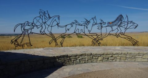 Indian Memorial @ Little Bighorn Battlefield National Monument, MT