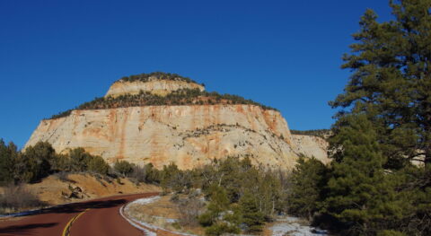 Hwy-9 Scenic Drive Through Zion National Park, UT