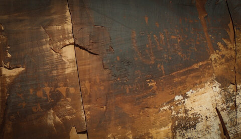 More Pectoglyphs Along Potash Road, Moab, UT