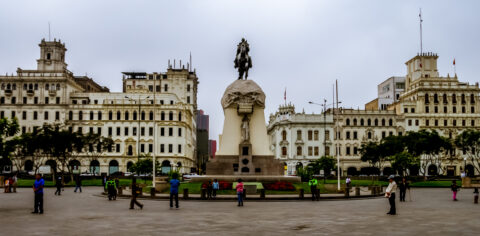 Plaza San Martin, Lima, Peru