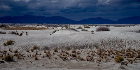 A Winter Day In White Sands National Monument, NM