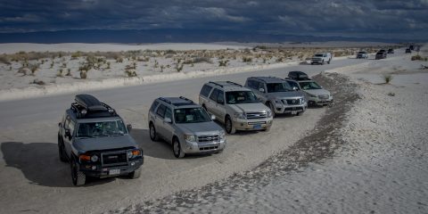 Look From A Sand Dune In White Sands National Monument, NM