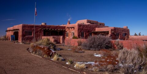 Painted Desert Inn Near The Entrance To Petrified Forest National Park, AZ