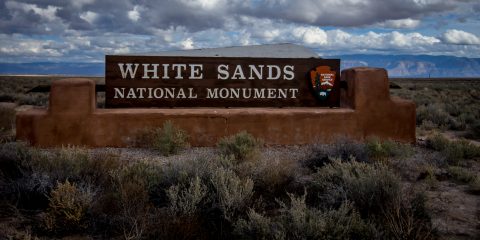 Entrance To White Sands National Monument, NM