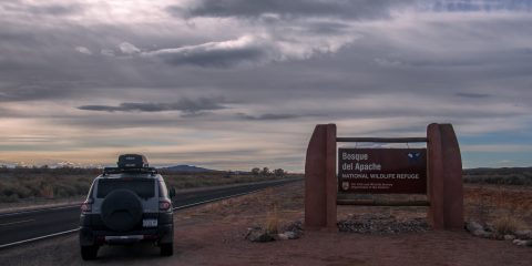 Entrance To Bosque Del Apache National Wildlife Refugee, NM