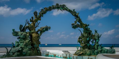 Coral Reef Monument, Cozumel, Quintana Roo, Mexico