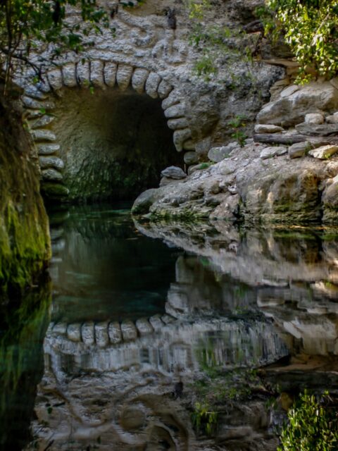 River Boat Scenery In Xcaret, Quintana Roo, Mexico