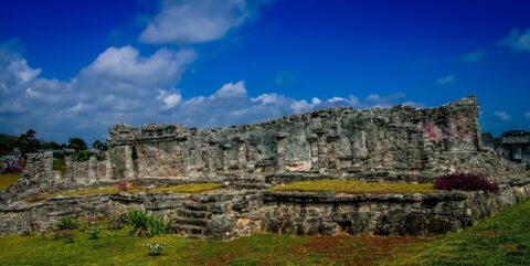 Ruins In Tulum Archaeological Site, Quintana Roo, Mexico