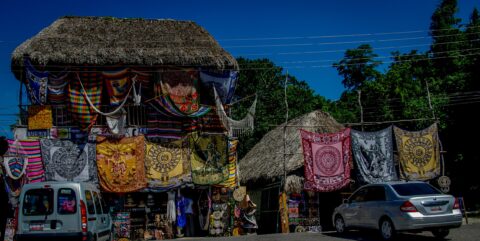 Shopping Centre in Coba Archeological Site,Quintana Roo, Mexico