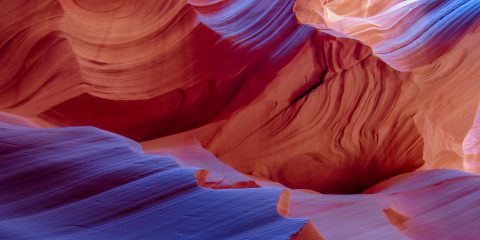 Incredible Shapes and Colors In Lower  Antelope Canyon, AZ