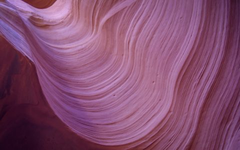 Look Up At Pink Funnel In Lower Antelope Canyon, AZ