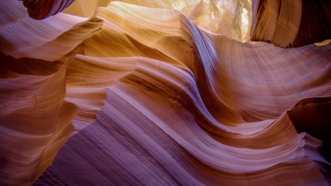Daylight On The Top Of Lower Antelope Canyon, AZ